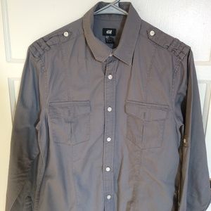 H&M military shirt S